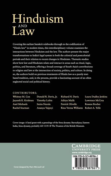 Produktbild: Hinduism and Law
