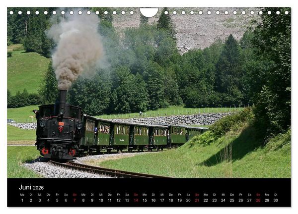 Produktbild: Mein Dampfbahnkalender 2026 (Wandkalender 2026 DIN A4 quer), CALVENDO Monatskalender