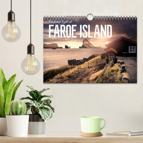 Produktbild: Autumn light at Faroe island (Wall Calendar 2026 DIN A4 landscape), CALVENDO 12 Month Wall Calendar