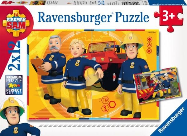 Puzzle Ravensburger FS: Sam im Einsatz 2 X 12 Teile