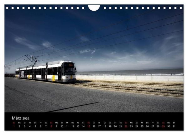Produktbild: Kusttram Belgien (Wandkalender 2026 DIN A4 quer), CALVENDO Monatskalender