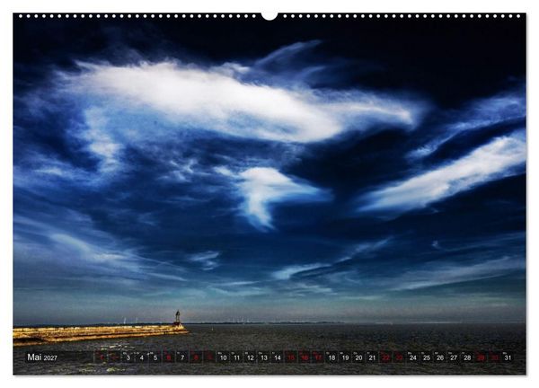 Produktbild: Bis zum Horizont. Der Himmel &uuml;ber Norddeutschland. (Wandkalender 2027 DIN A2 quer), CALVENDO Monatskalender