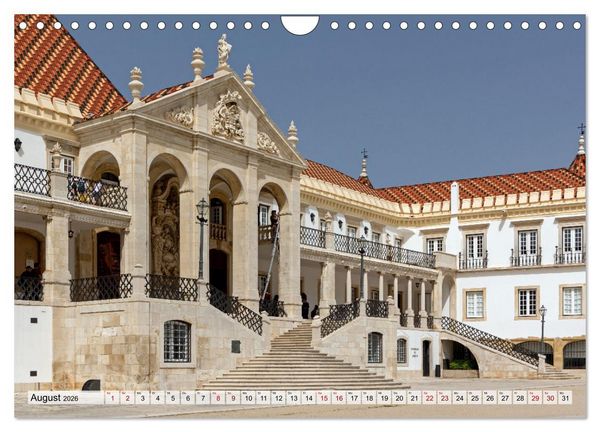 Produktbild: Portugal - Porto, Coimbra, Lissabon (Wandkalender 2026 DIN A4 quer), CALVENDO Monatskalender