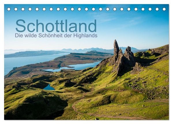 Schottland - Die wilde Schönheit der Highlands (Tischkalender 2025 DIN A5 quer), CALVENDO Monatskalender