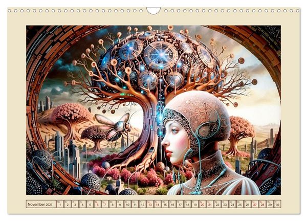 Produktbild: Fraktale Metamorphosen (Wandkalender 2027 DIN A3 quer), CALVENDO Monatskalender