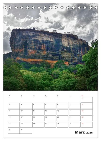Produktbild: Sri Lanka 2026 - Exotisches Paradies - Jahresplaner (Tischkalender 2026 DIN A5 hoch), CALVENDO Monatskalender