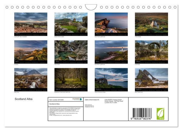 Produktbild: Scotland Alba (Wall Calendar 2026 DIN A4 landscape), CALVENDO 12 Month Wall Calendar