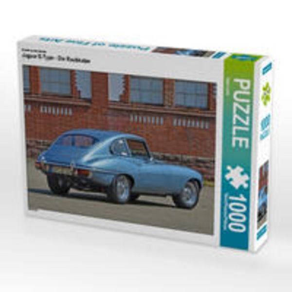 CALVENDO Puzzle Ein Motiv aus dem Kalender Jaguar E-Type - Die Raubkatze | 1000 Teile Lege-Größe 64x48cm Foto-Puzzle für glückliche Stunden