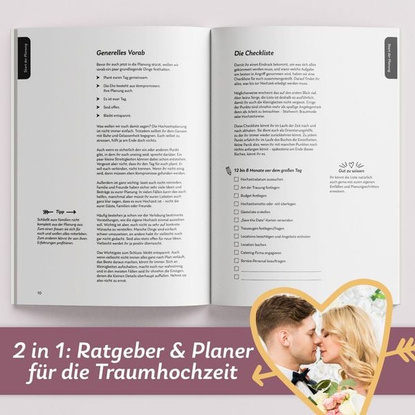 Produktbild: Der Hochzeitsplaner mit K&ouml;pfchen: So gelingt die stressfreie Traumhochzeit