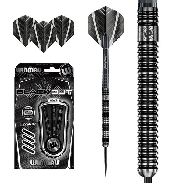 Produktbild: Winmau 7095.03 - Steeldart Winmau Blackout 1083-26g