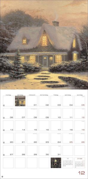 Produktbild: Thomas Kinkade: Land of Light Broschurkalender 2027