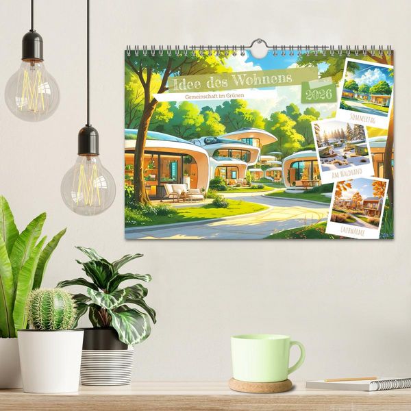 Produktbild: Idee des Wohnens (Wandkalender 2026 DIN A4 quer), CALVENDO Monatskalender