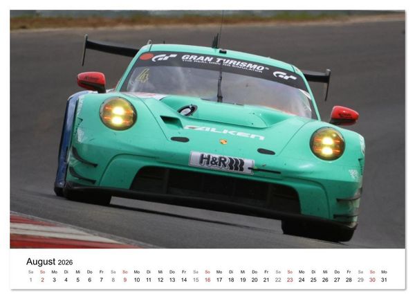 Produktbild: Motorsport aus Zuffenhausen (Wandkalender 2026 DIN A4 quer), CALVENDO Monatskalender