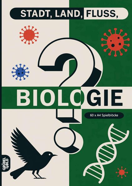 Stad, Land, Fluss, Biologie, Taschenbuch von Grübelgold Rätselhefte, Grübelgold, 9783693192771
