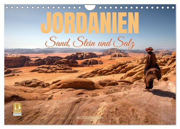Produktbild: Jordanien Sand, Stein und Salz (Wandkalender 2027 DIN A4 quer), CALVENDO Monatskalender