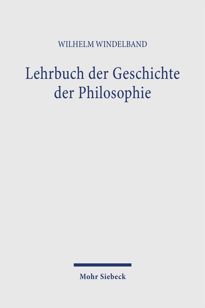 Produktbild: Lehrbuch der Geschichte der Philosophie