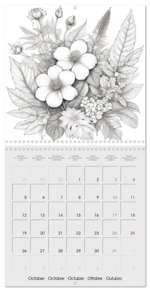 Produktbild: Le monde v&eacute;g&eacute;tal (Calendrier mural carr&eacute; 2026 30x30 cm) Calendrier double avec une page pour vos prises de notes