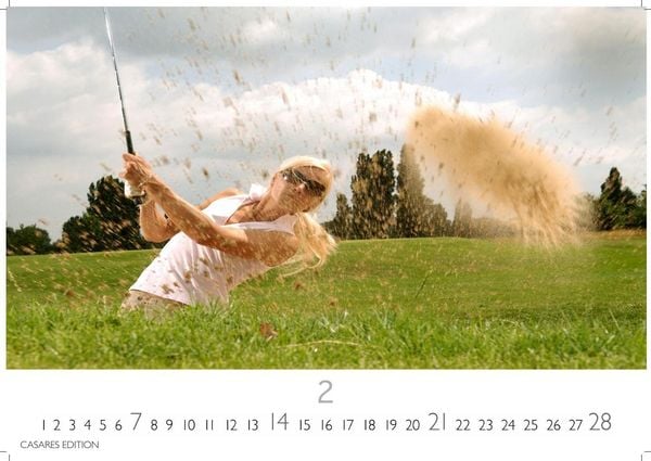 Produktbild: Golf Kalender 2027 &ndash; Wandkalender | Fotokalender |Golfkalender Kalender f&uuml;r Golfliebhaber, Sportkalender 24x35cm