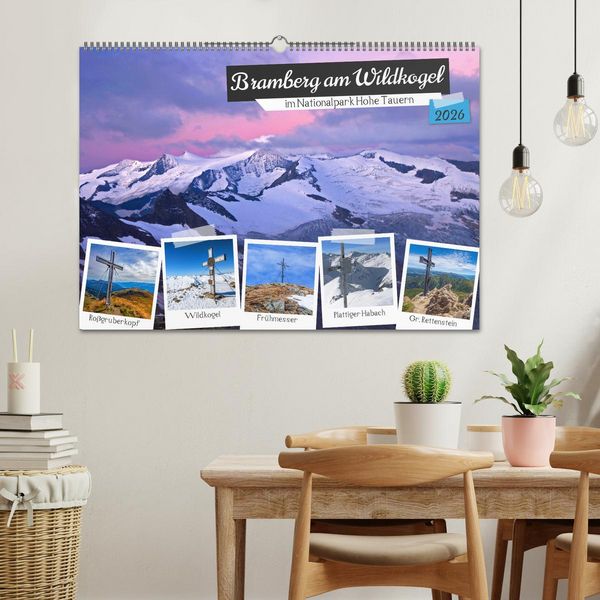 Produktbild: Bramberg am Wildkogel (Wandkalender 2026 DIN A2 quer), CALVENDO Monatskalender