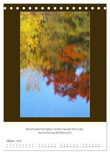Produktbild: Der Buddhistische Weisheiten Kalender (Tischkalender 2026 DIN A5 hoch), CALVENDO Monatskalender