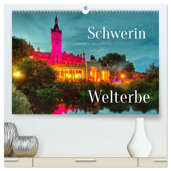Produktbild: Schwerin - Welterbe (hochwertiger Premium Wandkalender 2026 DIN A2 quer), Kunstdruck in Hochglanz