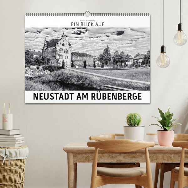 Produktbild: Ein Blick auf Neustadt am R&uuml;benberge (Wandkalender 2026 DIN A2 quer), CALVENDO Monatskalender
