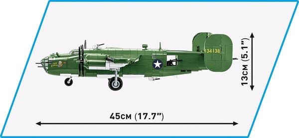 Produktbild: COBI Historical Collection 5739 - Consolidated B-24 Liberator, Bomber, Flugzeug, Klemmbausteine, Bausatz