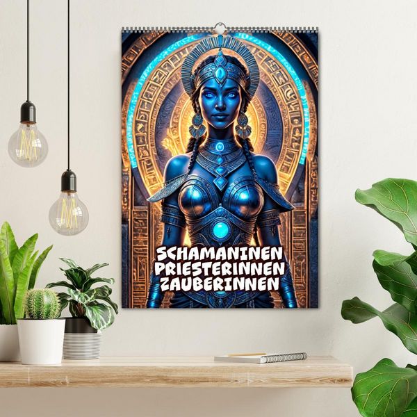 Produktbild: Schamaninen, Priesterinnen, Zauberinnen (Wandkalender 2026 DIN A2 hoch), CALVENDO Monatskalender
