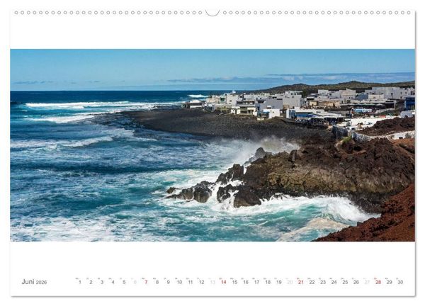 Produktbild: Lanzarote - Insel der Feuerberge (hochwertiger Premium Wandkalender 2026 DIN A2 quer), Kunstdruck in Hochglanz