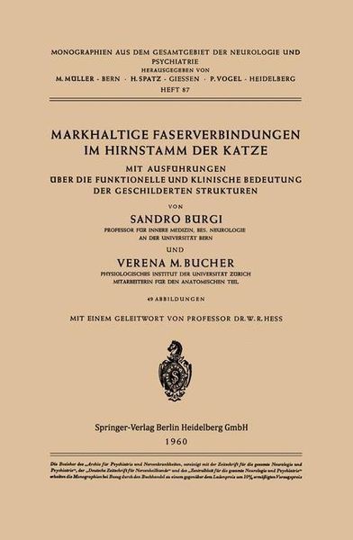 Produktbild: Markhaltige Faserverbindungen im Hirnstamm der Katze