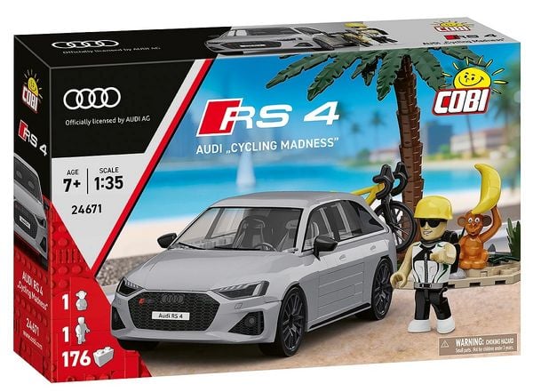 COBI 24671 - Audi RS4 Cycling Madness, Bausatz 1:35, 176/2 Klemmbausteine