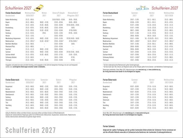 Produktbild: Helme Heine: Familienplaner-Buch A6 2027