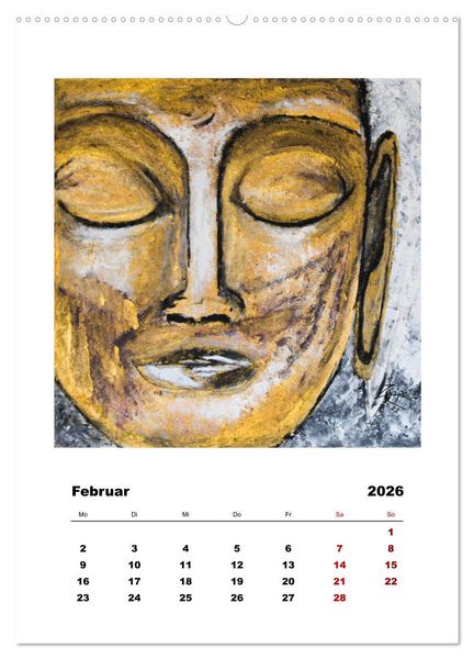Produktbild: Buddha Relax (Wandkalender 2026 DIN A2 hoch), CALVENDO Monatskalender