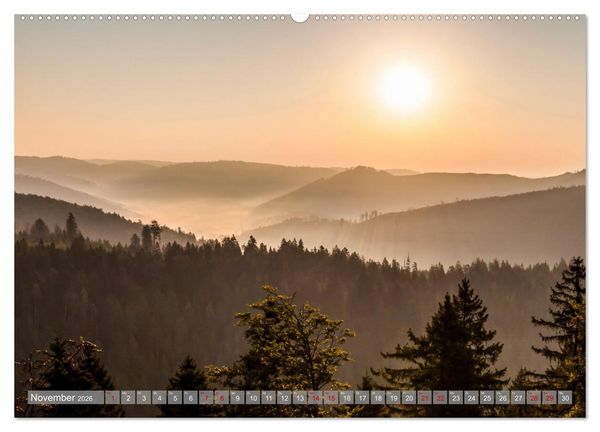 Produktbild: Ein Jahr im Schwarzwald (hochwertiger Premium Wandkalender 2026 DIN A2 quer), Kunstdruck in Hochglanz
