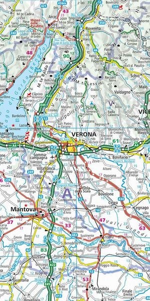Produktbild: K&uuml;mmerly+Frey Strassenkarte Italien Nord 1:650.000