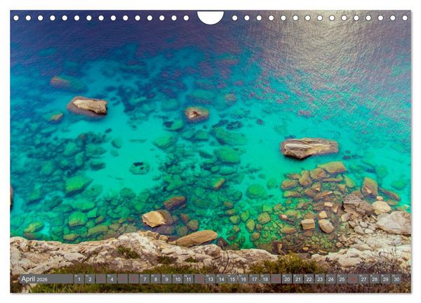 Produktbild: Korsika - Traum des Mittelmeers 2026 (Wandkalender 2026 DIN A4 quer), CALVENDO Monatskalender