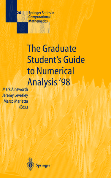 Produktbild: The Graduate Student&rsquo;s Guide to Numerical Analysis &rsquo;98