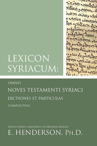 Produktbild: Syriac New Testament and Lexicon Syriacum