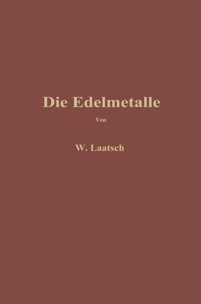 Produktbild: Die Edelmetalle