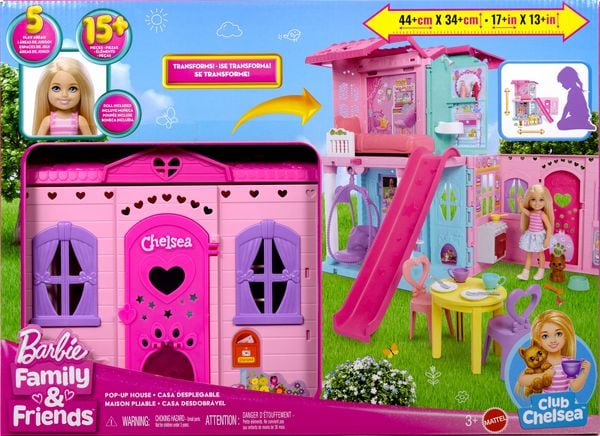 Produktbild: Barbie aufklappbares Chelsea Pop-Up-Haus