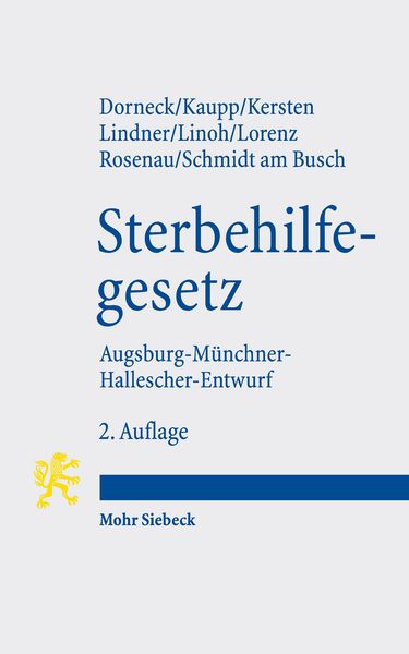 Produktbild: Gesetz zur Gew&auml;hrleistung selbstbestimmten Sterbens und zur Suizidpr&auml;vention