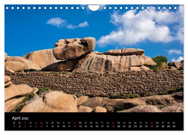 Produktbild: Unterwegs in der Bretagne (Wandkalender 2026 DIN A4 quer), CALVENDO Monatskalender