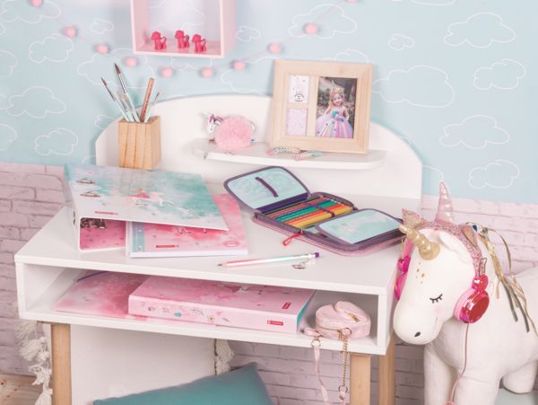 Produktbild: Brunnen Ringbuch A4 2R 20 mm Unicorn Princess
