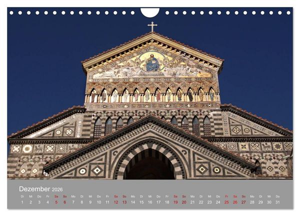 Produktbild: Traumlandschaft am Mittelmeer: Die Amalfik&uuml;ste (Wandkalender 2026 DIN A4 quer), CALVENDO Monatskalender