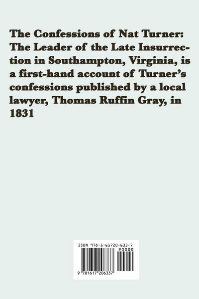 Produktbild: The Confessions of Nat Turner - A Primary Account of the 1831 Slave Rebellion