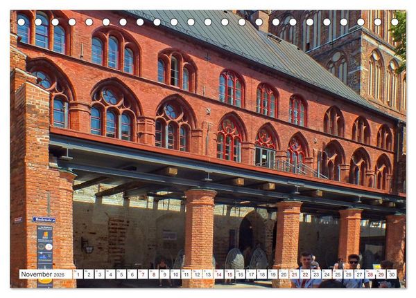 Produktbild: Hansestadt Stralsund - Ein Sommertag an der Ostseek&uuml;ste Vorpommerns (Tischkalender 2026 DIN A5 quer), CALVENDO Monatskalender