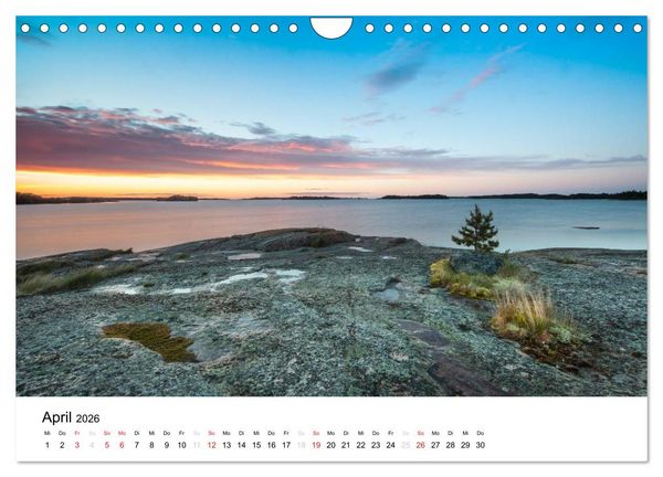 Produktbild: Finnland: Land der 1000 Seen (Wandkalender 2026 DIN A4 quer), CALVENDO Monatskalender