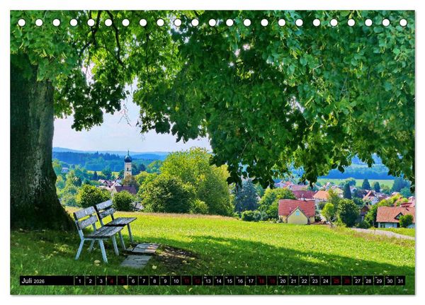 Produktbild: Die Stauden - Heimat in den westlichen W&auml;lder Augsburg (Tischkalender 2026 DIN A5 quer), CALVENDO Monatskalender