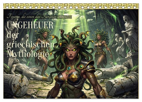 Produktbild: Ungeheuer der griechischen Mythologie (Tischkalender 2027 DIN A5 quer), CALVENDO Monatskalender