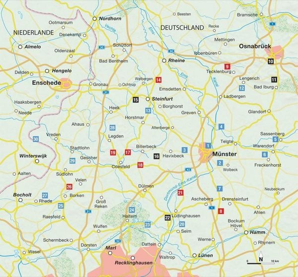 Produktbild: Das M&uuml;nsterland erfahren